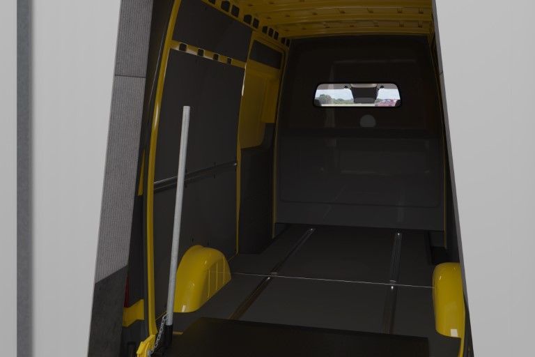 Pakketdienst Van Bridge Dock Leveller overbruggingsplaat