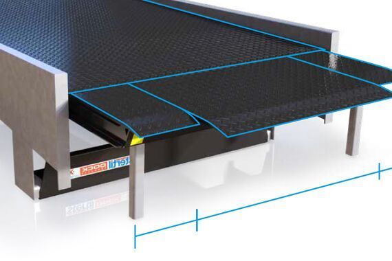 VARIFLEET telescopische lip dock leveller