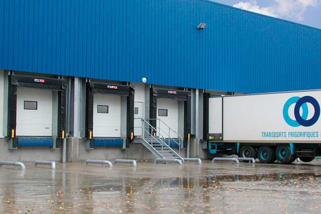 laadperron dock kussenshelter